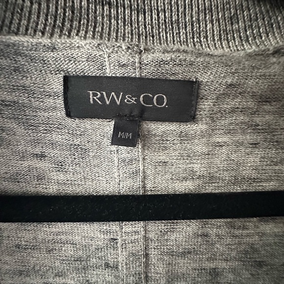 Men’s grey button cardigan - Picture 2 of 2